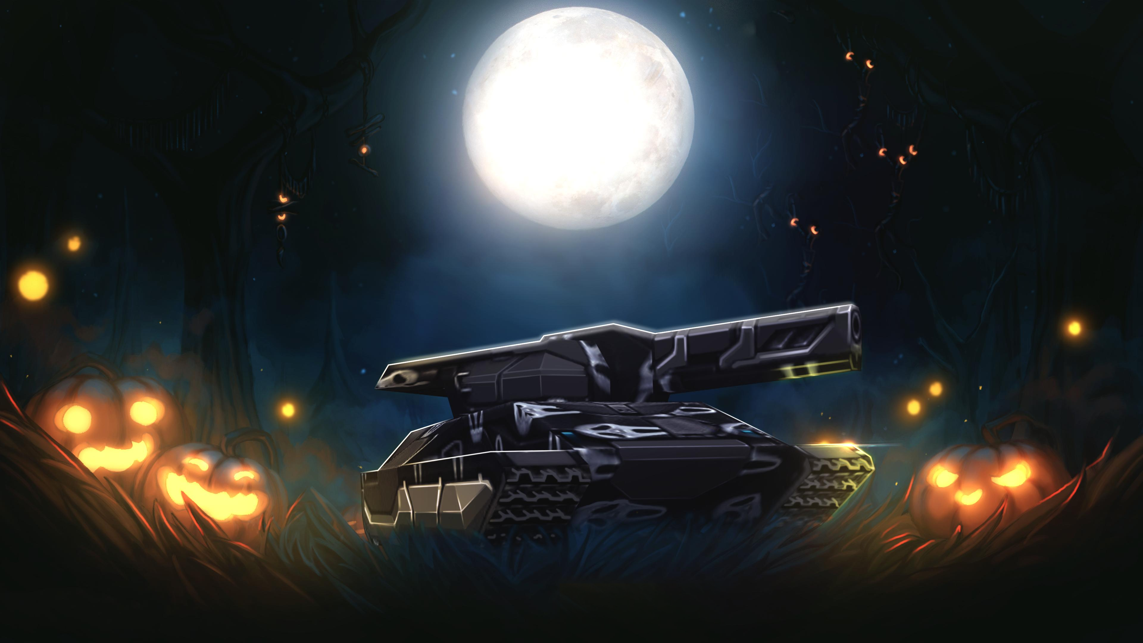 Prime Tanki: ჰელოუინის ბრძოლის ველი სავსე მთვარის ქვეშ